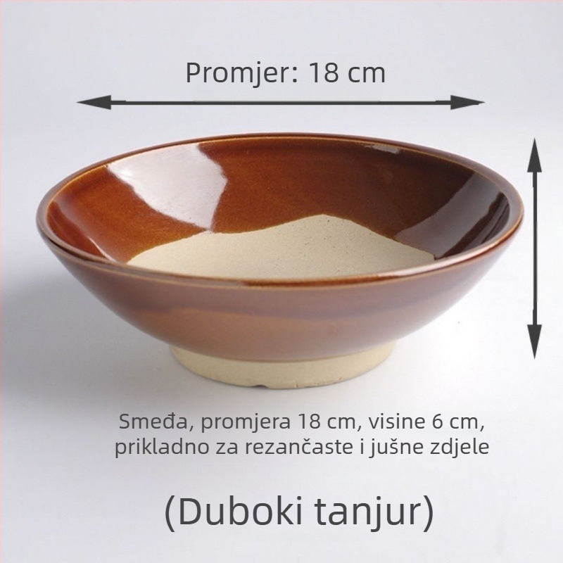 Vintage keramička zdjela za paru i kuhanje mesa, novi kineski stil, pogodna kao poklon, mikrovalna pećnica nije dostupna
