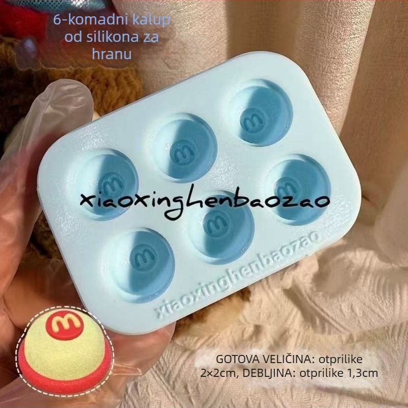 Silikonska forma za čokoladu i mousse, nepravilan oblik, kalup za pečenje kolača