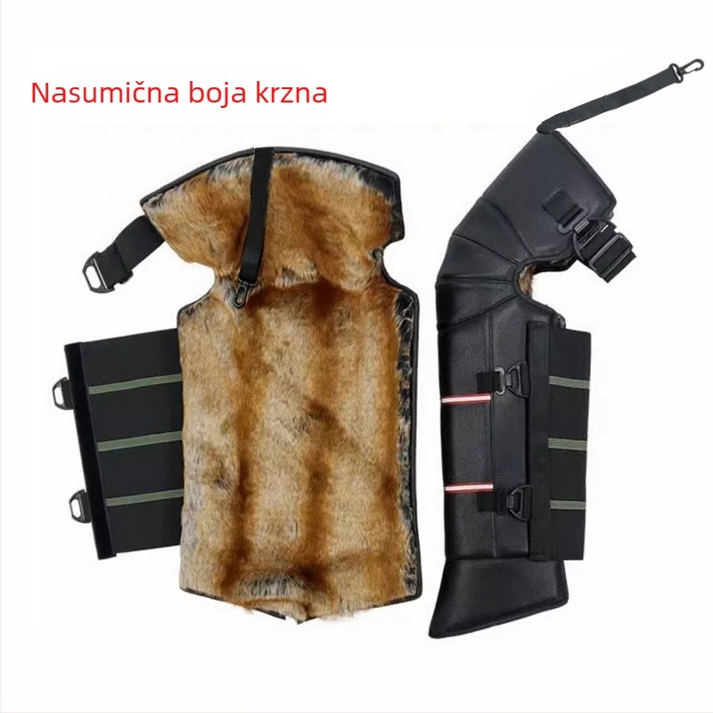 Kožni koljeni štitnici za zimu biciklizam – vjetrootpornost, zagrijavanje zglobova, za odrasle, Ode to Emperor, Zima 2024