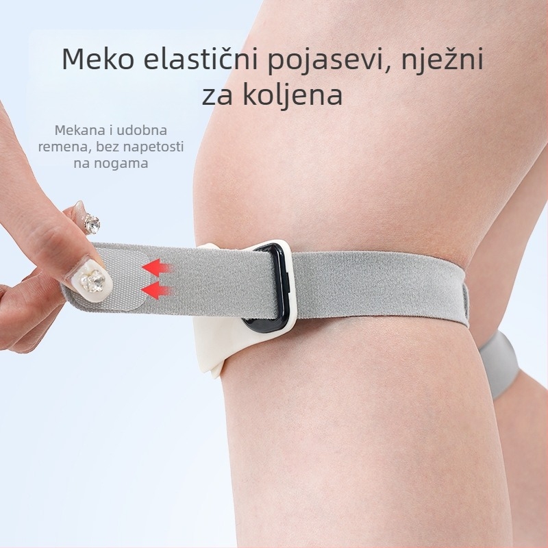 Silikonni Pojas Patelle Koljena – Profesionalna Zaštita Koljena za Trčanje i Kuglačke Sportove (Zaštita Koljena, Silikon, Poliester)