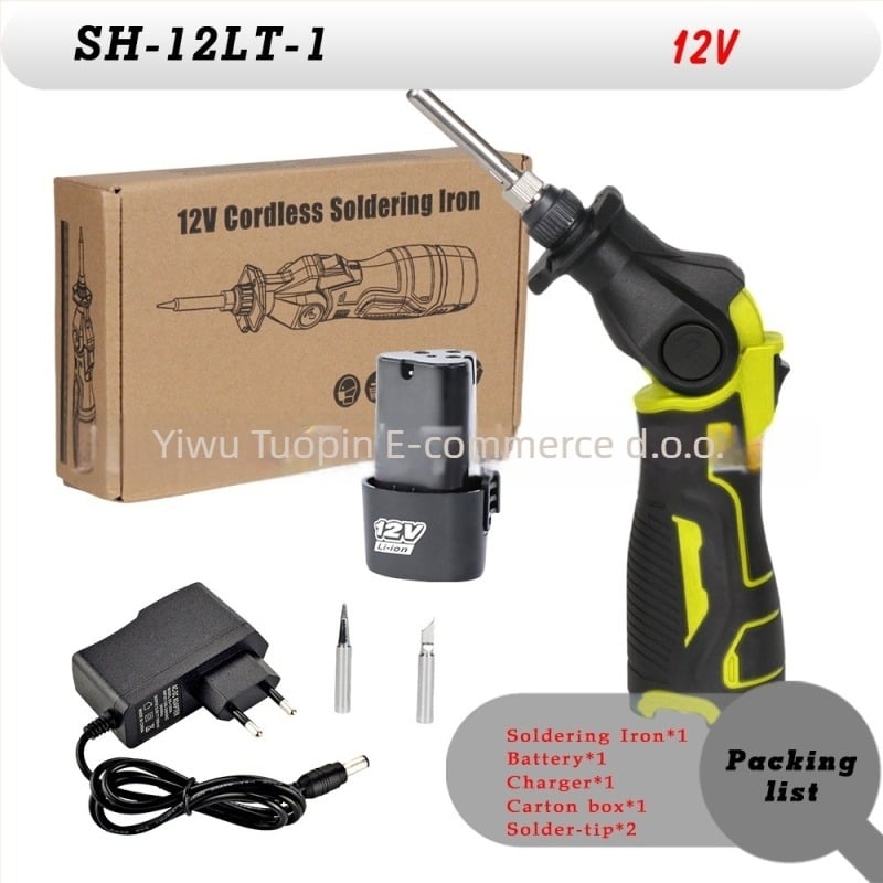 Prijenosna lemilica 12V Li baterija, konstantna temperatura, keramički grijač