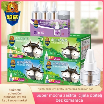 Električno tekuće sredstvo za odboj komaraca – Mugwort miris, blaga formula, jedna boca, 24 komada u kutiji, broj registracije pesticida Wp20120071.