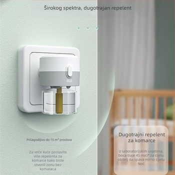 Električno tekuće sredstvo za odboj komaraca – Mugwort miris, blaga formula, jedna boca, 24 komada u kutiji, broj registracije pesticida Wp20120071.