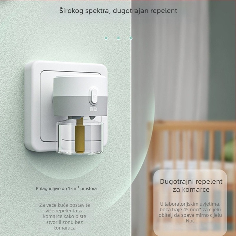 Električno tekuće sredstvo za odboj komaraca – Mugwort miris, blaga formula, jedna boca, 24 komada u kutiji, broj registracije pesticida Wp20120071.