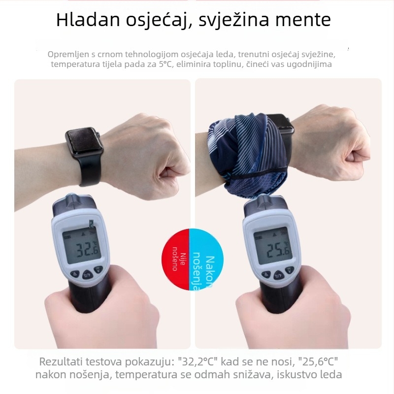 Sportska marama za glavu od prozračne najlonske tkanine; prilagodljiv logo; za odrasle žene; vanjska uporaba; stil pokret (Prozračna najlon tkanina; prilagodljiv logo; za odrasle žene; vanjska uporaba)