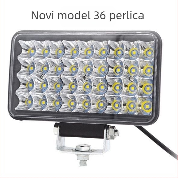 Automobilski far 144 W, 12 V, 10560 lm, aluminijska legura i PC