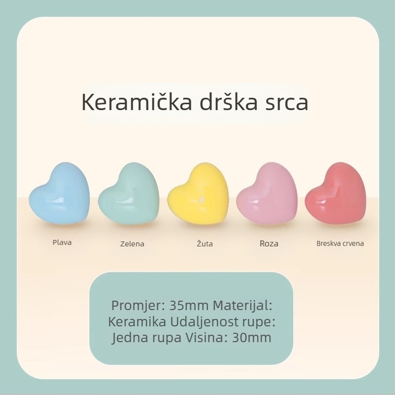 Keramička kružna ručica za policu za knjige, moderni minimalistički stil, SGBS-001