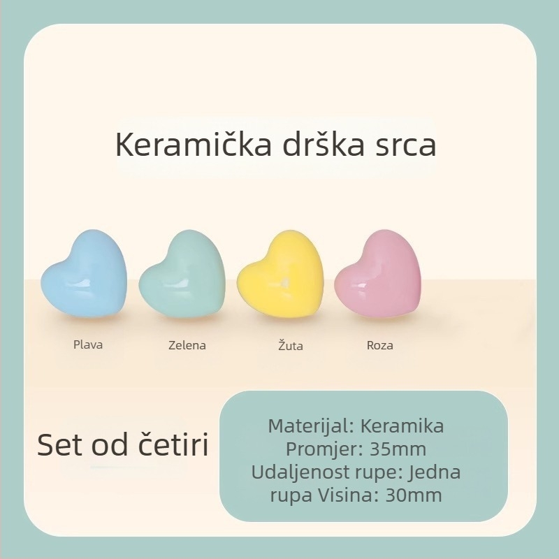 Keramička kružna ručica za policu za knjige, moderni minimalistički stil, SGBS-001