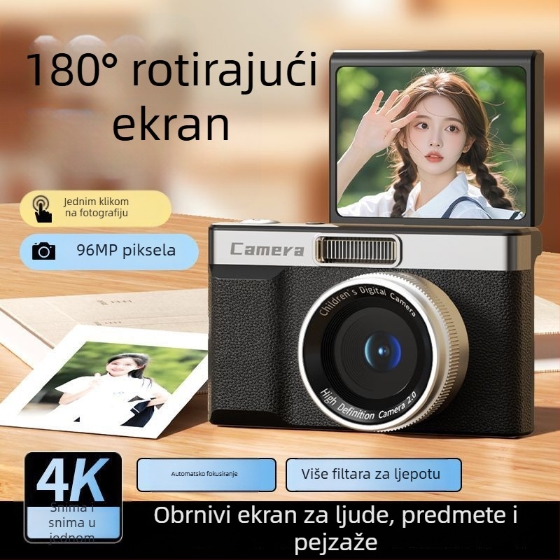 Selfie kamera z06 s CMOS senzorom 24MP, 1/2.3in, 8x optički zum, rotirajući 2,3in LCD, periskopski objektiv, elektronička stabilizacija slike