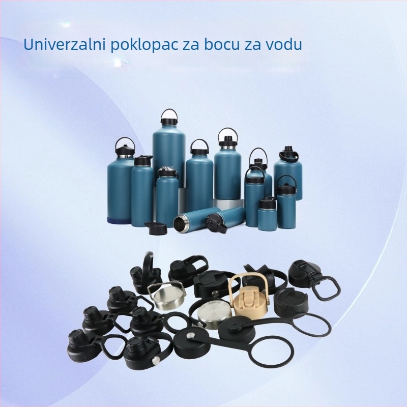 Poklopac za termosicu, PP materijal, vodonepropusan, kompatibilan s različitim termosicama, prilagodljiv s logom