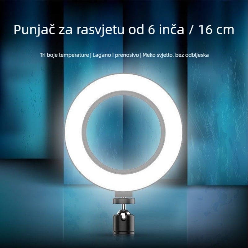Mini dopunsko svjetlo za mobilni prijenos uživo — ručno korištenje, daljinsko upravljanje, 150W+