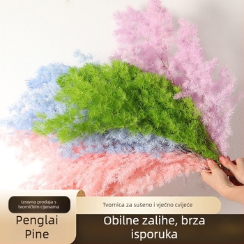 Buket večnih cvjetova Penglai Pine – kućna dekoracija, ručno izrađeno, DIY poklon