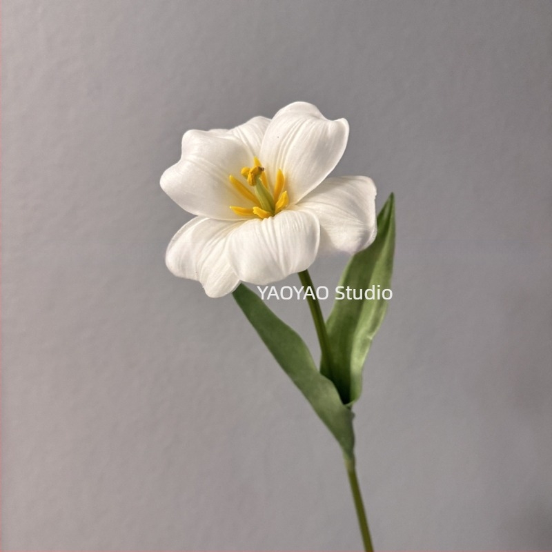 PU tulip umjetni cvijet, ručno oblikovan, svadbena dekoracija i rekviziti za fotografije