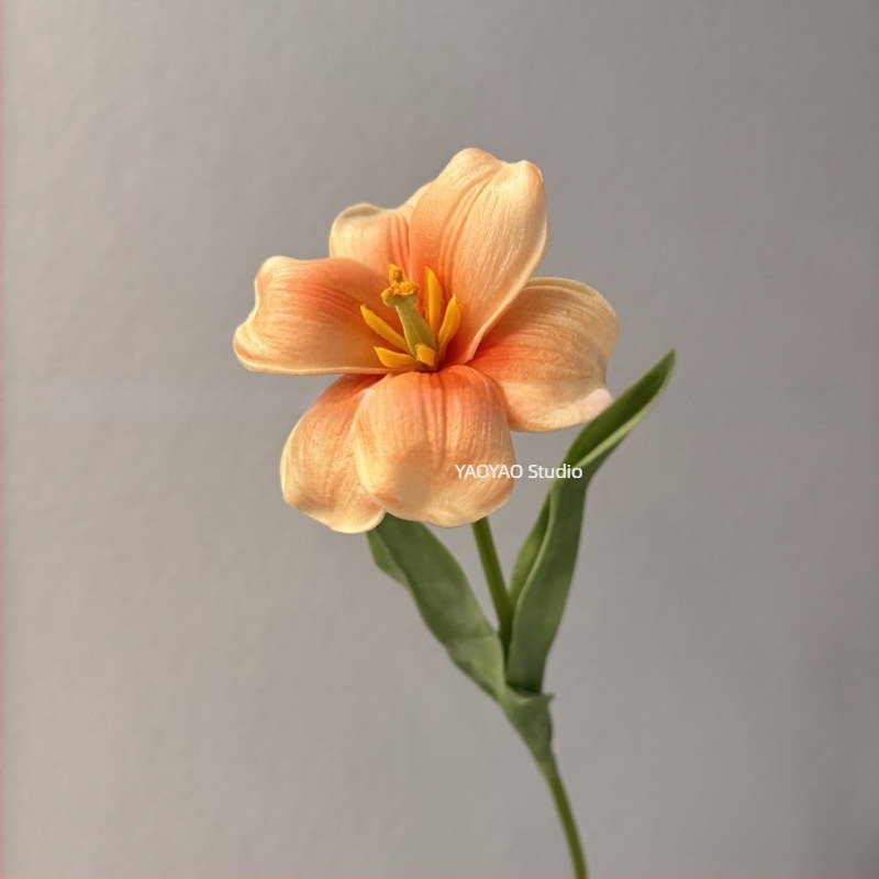 PU tulip umjetni cvijet, ručno oblikovan, svadbena dekoracija i rekviziti za fotografije