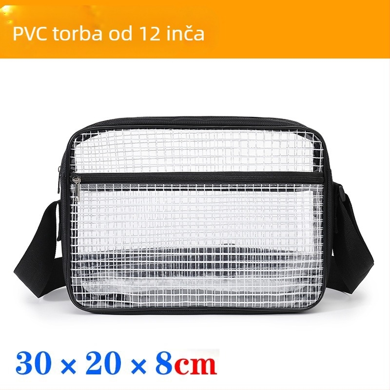 NX DOUGHNUT PVC torba za alate, prozorna mreža, za poslovna putovanja