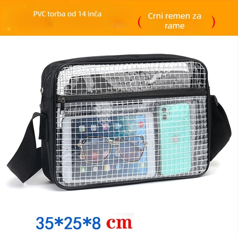 NX DOUGHNUT PVC torba za alate, prozorna mreža, za poslovna putovanja