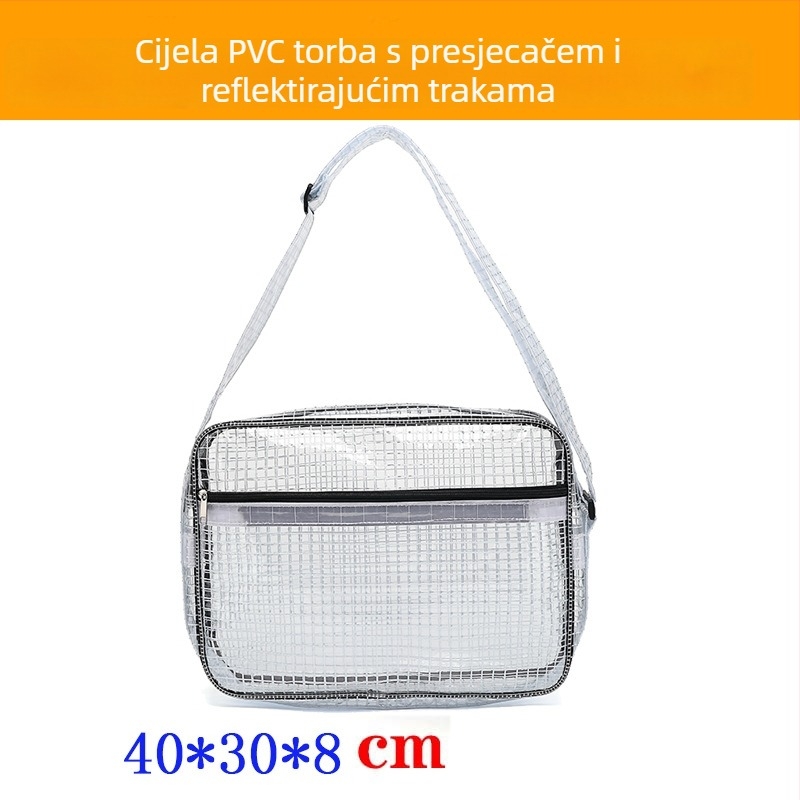 NX DOUGHNUT PVC torba za alate, prozorna mreža, za poslovna putovanja