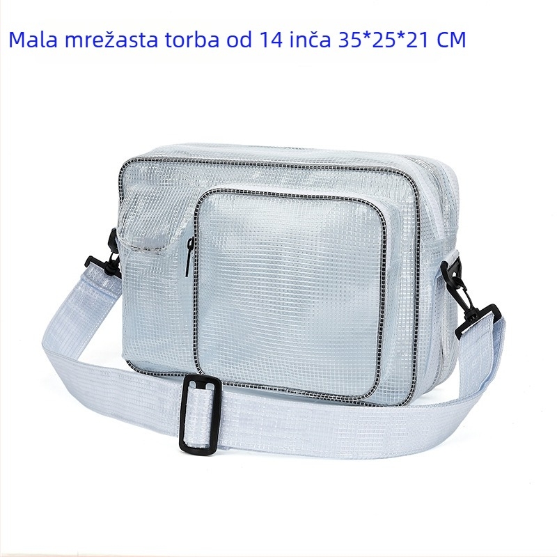 NX DOUGHNUT PVC torba za alate, prozorna mreža, za poslovna putovanja