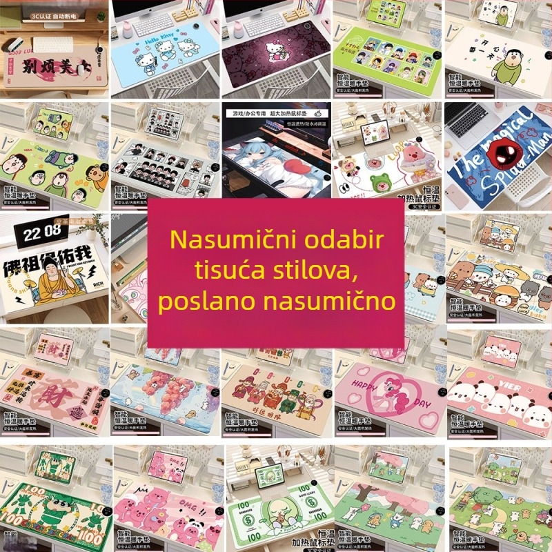 Grijajući mišji podlog s inteligentnom kontrolom temperature, napajanje preko mreže 220V, 85W, aluminijska pločica za rasipanje topline