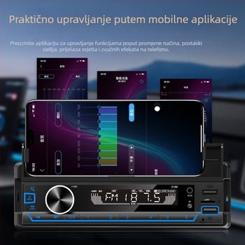 Semaitu automobil MP3 player Bluetooth, USB/SD čitač, model 520, ABS kućište, napajanje 12V/24V