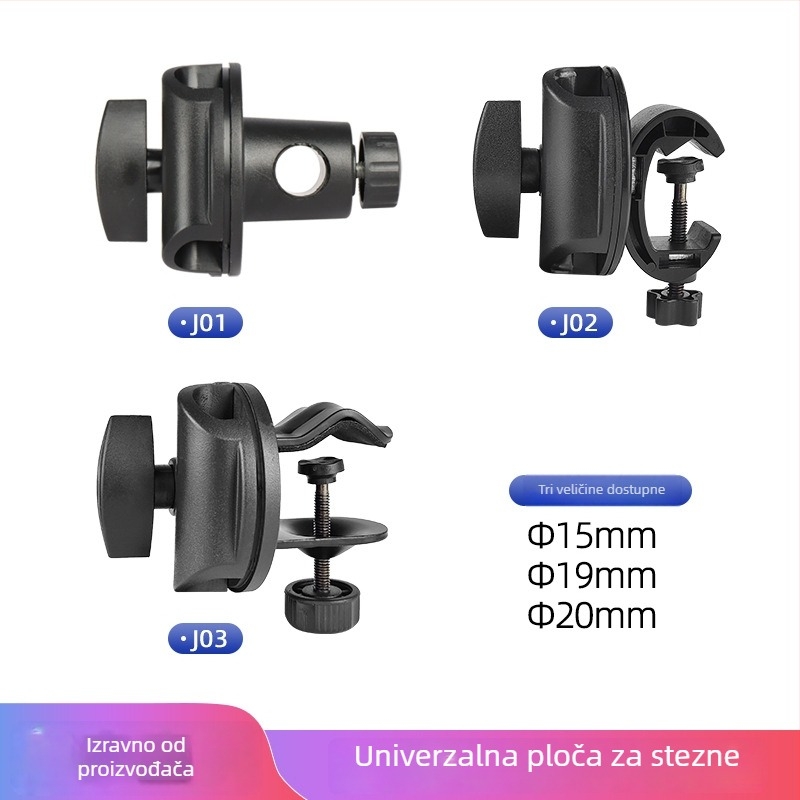 Fotografski stalak za stolnu i podnu fotografiju – plastično-metalna konstrukcija, nosivost 6–10 kg, kompatibilan s podnim i stolnim stalcima
