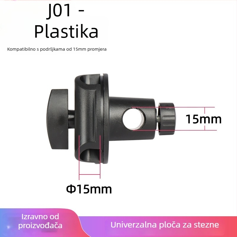 Fotografski stalak za stolnu i podnu fotografiju – plastično-metalna konstrukcija, nosivost 6–10 kg, kompatibilan s podnim i stolnim stalcima