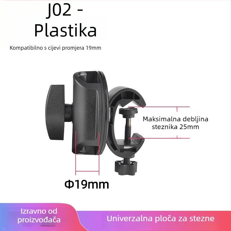 Fotografski stalak za stolnu i podnu fotografiju – plastično-metalna konstrukcija, nosivost 6–10 kg, kompatibilan s podnim i stolnim stalcima