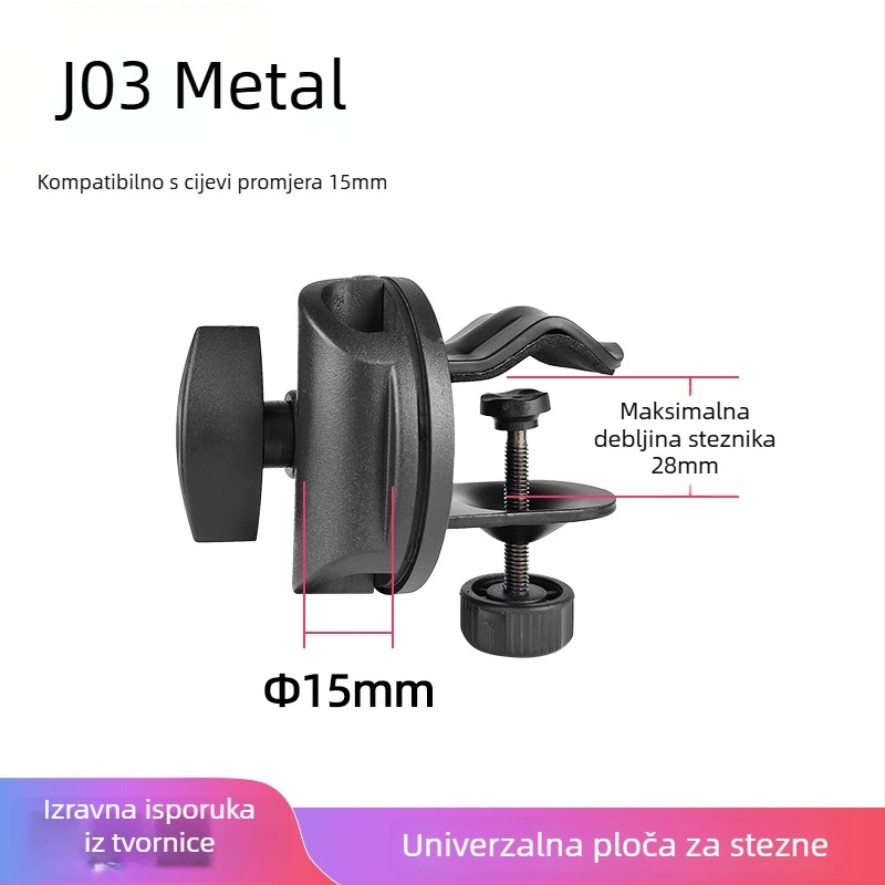 Fotografski stalak za stolnu i podnu fotografiju – plastično-metalna konstrukcija, nosivost 6–10 kg, kompatibilan s podnim i stolnim stalcima