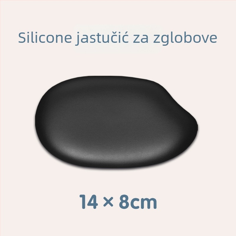 Podloga za miš s podrškom zgloba – DM-001, gumena podloga, OEM prilagodba, mogućnost tiskanja logotipa