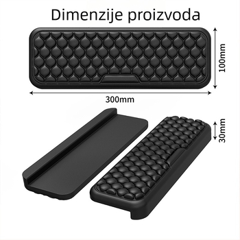 L-oblike podloge za zglob i lakat od memorijske pjene – dvostruka namjena stolna podloga, jastučić za ruku, mogućnost otiska logotipa