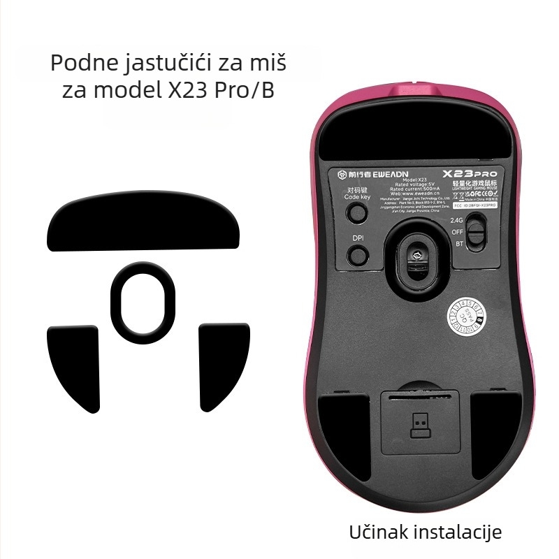 Forerunner x23 miš – protuklizna i upijajuća znoj naljepnica, kompatibilan s Forerunner x23, prilagodba uzorka, nacionalna jamstava