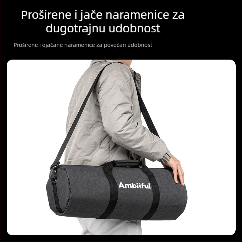Torba za stativ i nosač lampe, poboljšan dizajn, debeli i širi, velika kapaciteta, Oxford platno
