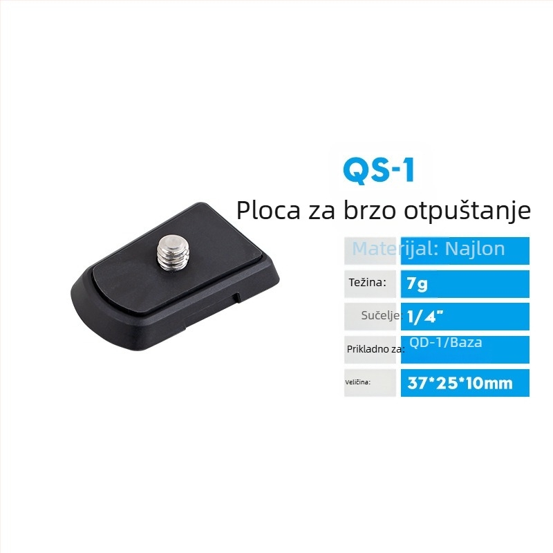 Komplet brzog otpuštanja baze za sportske kamere (Insta360) — najlonsko tijelo, otisnuto logo, Xiletu pakiranje, nacionalna garancija