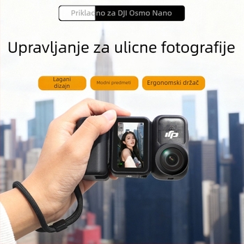 Magnetski brzi otpuštajući nosač s držalom za DJI Nano akcijsku kameru (Brend: Dji nano; Model: Dji nano; Primjenjivi modeli: Dji nano; Materijal: Plastika)