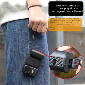 Magnetski brzi otpuštajući nosač s držalom za DJI Nano akcijsku kameru (Brend: Dji nano; Model: Dji nano; Primjenjivi modeli: Dji nano; Materijal: Plastika)