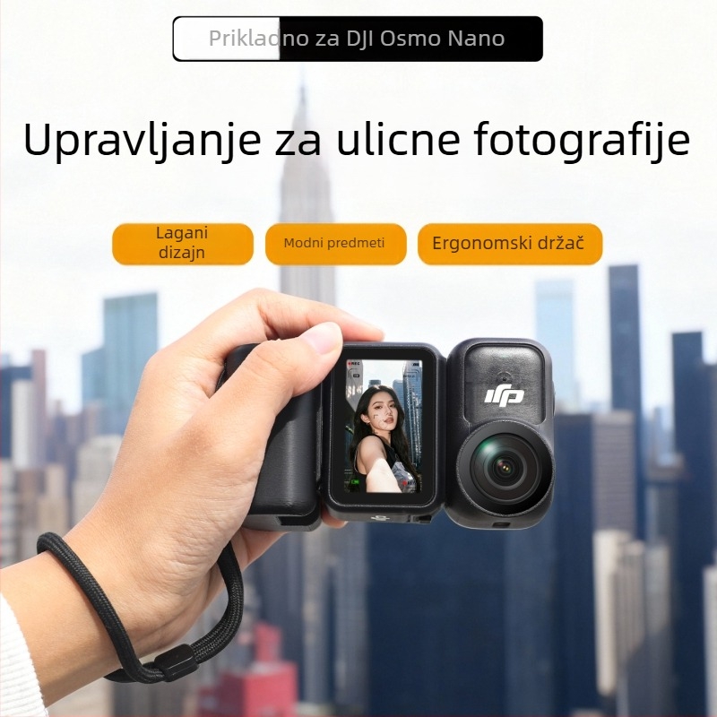 Magnetski brzi otpuštajući nosač s držalom za DJI Nano akcijsku kameru (Brend: Dji nano; Model: Dji nano; Primjenjivi modeli: Dji nano; Materijal: Plastika)