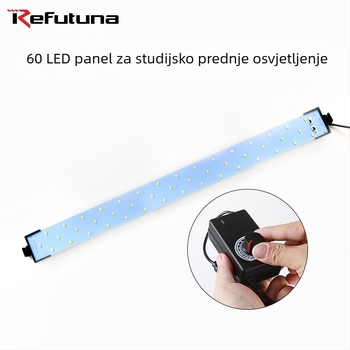 LED studijska svjetlosna ploča, 25W, 110-240V, promjenjiva jačina svjetla