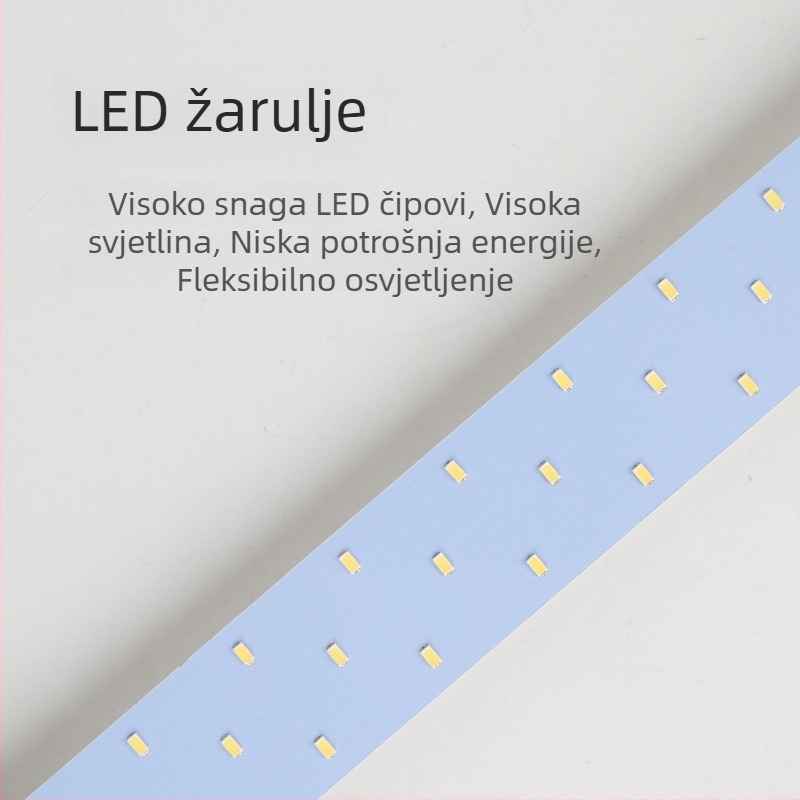 LED studijska svjetlosna ploča, 25W, 110-240V, promjenjiva jačina svjetla