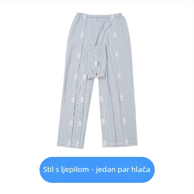 Jingruikang Medicinska njega odjeća, unisex, 95% pamuk, raglan dugi rukavi, okrugli ovratnik, dugačka duljina 80–100 cm, proljeće/jesen