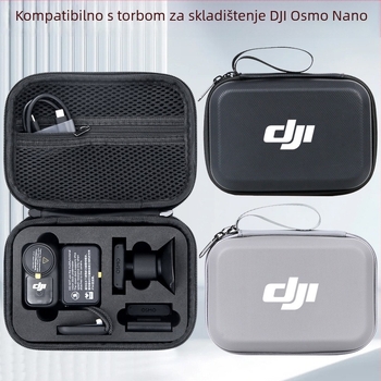 Torba za pohranu akcijske kamere Osmo Nano – PU materijal, 166 g, kompatibilna s Osmo Nano