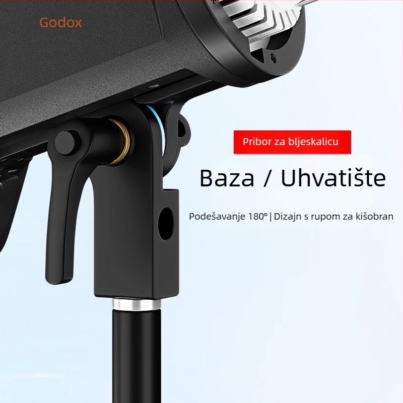 Baza za fotografsku bljeskalicu, 200W, navojni nosač, kompatibilna SK400II i SL60
