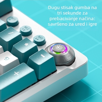 Tarantula F2088pro Gaming mehanička tipkovnica — 108 tipki, žično povezivanje, mehanički prekidači, ABS dvostruka injekcija materijala, 1 godina jamstva