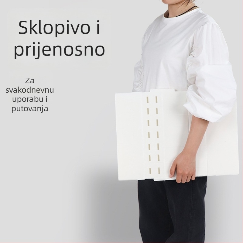 Ekstra velika jednokratna kutija za mačji pijesak, vodootporna, sklopiva, otvorenog tipa za vanjska putovanja