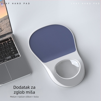 Model X3; Ergonomska silikonska podloga za zglob miša; jednostrana; otisak logotipa; OEM prilagodba