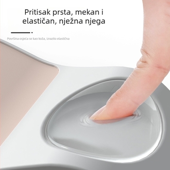 Model X3; Ergonomska silikonska podloga za zglob miša; jednostrana; otisak logotipa; OEM prilagodba