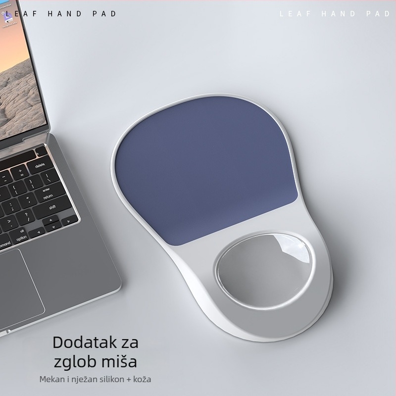 Model X3; Ergonomska silikonska podloga za zglob miša; jednostrana; otisak logotipa; OEM prilagodba