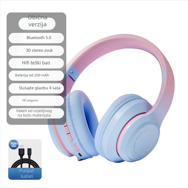 Nothing bežične slušalice za glavu s glasovnom upravom, Bluetooth 5.2 bez kašnjenja, sportski stil, trajanje baterije do 4 sata