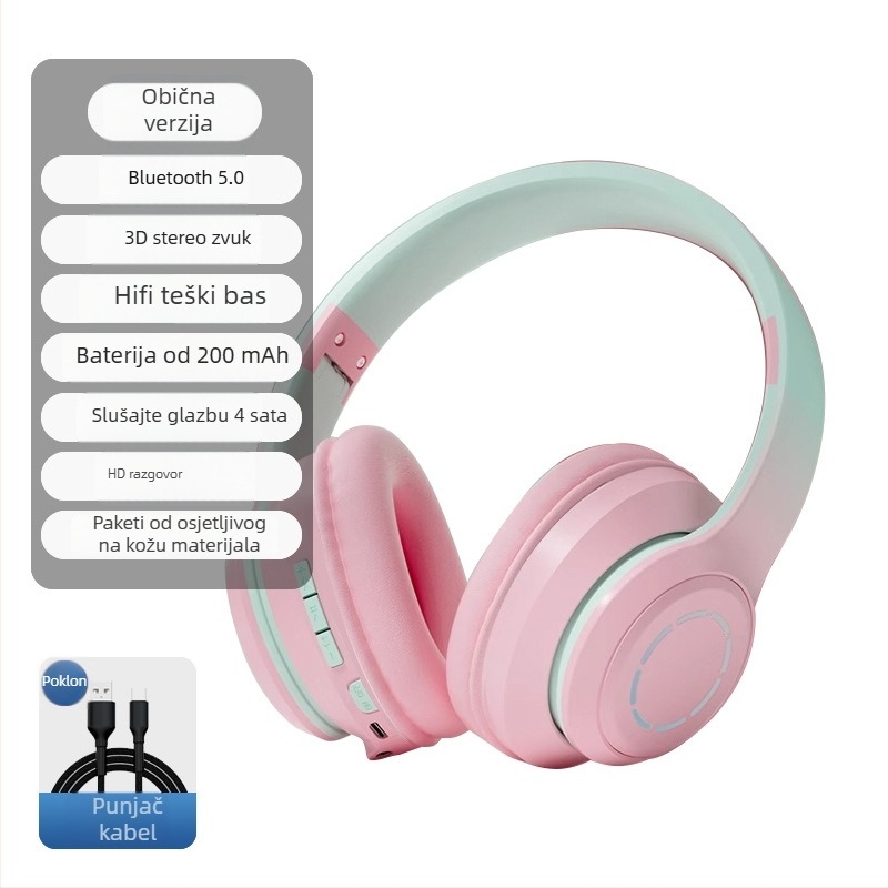 Nothing bežične slušalice za glavu s glasovnom upravom, Bluetooth 5.2 bez kašnjenja, sportski stil, trajanje baterije do 4 sata