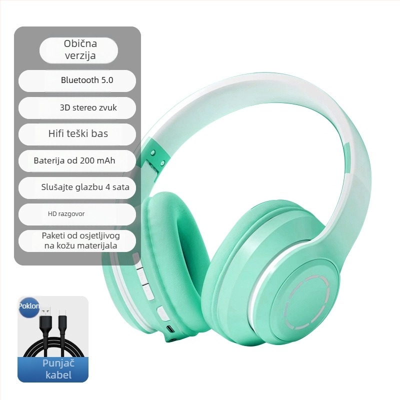 Nothing bežične slušalice za glavu s glasovnom upravom, Bluetooth 5.2 bez kašnjenja, sportski stil, trajanje baterije do 4 sata