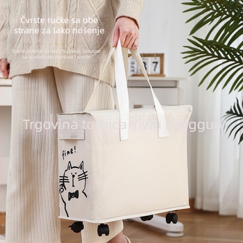 Kotačićima ispod stola košara za pohranu, 600D Oxford materijal, model zixun, crtani sladak stil
